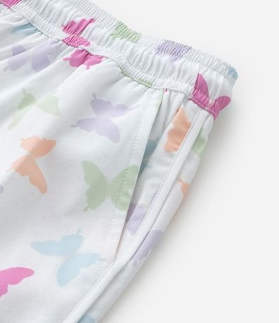 Short Runner Infantil con Estampa Mariposas - Talle 5 a 14 años 4