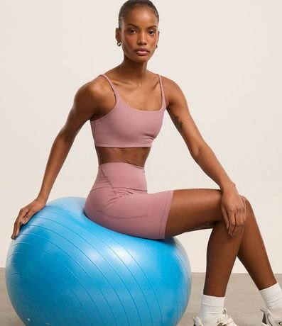 Top Deportivo en Poliamida con Breteles Finos