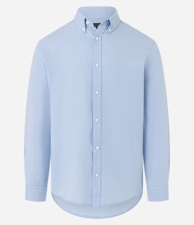 Camisa Regular Básica en Oxford 7