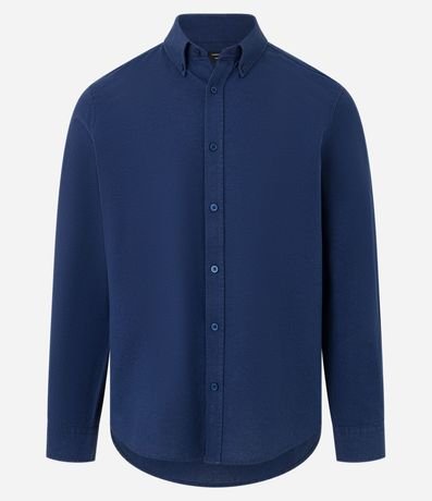 Camisa Regular Básica en Oxford 5