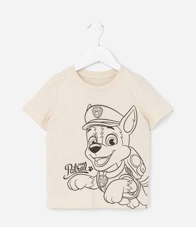 Remera Infantil con Estampa Paw Patrol - Tam 2 a 6 años