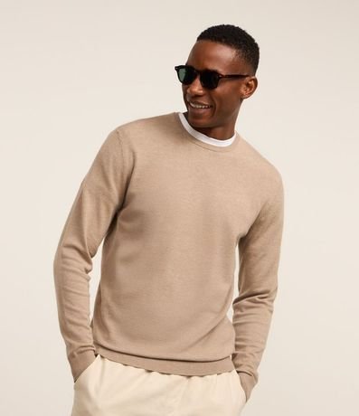 Suéter Básico de Punto