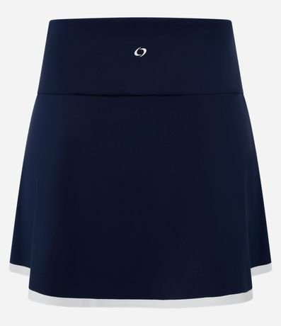 Short Pollera Deportivo en Microfibra con Bajo Contrastante 6