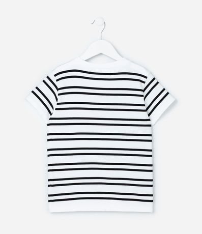 Remera Infantil Seamless con Estampa Rayada - Talle 5 a 14 años 3