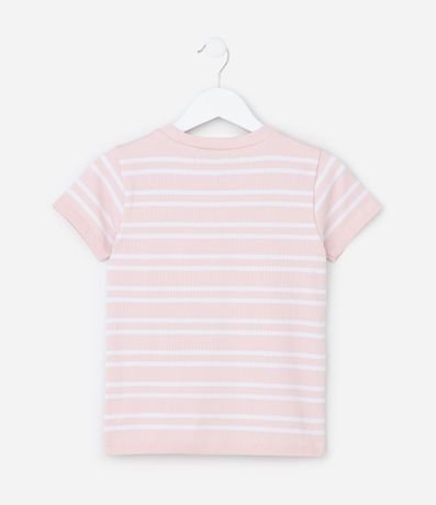 Remera Infantil Seamless con Estampa Rayada - Talle 5 a 14 años 3