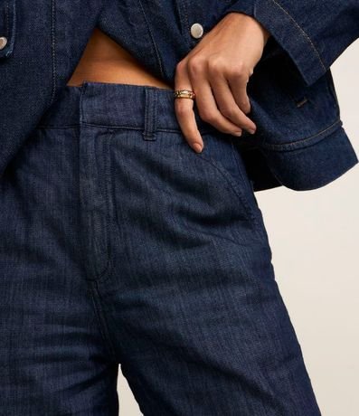 Pantalón Wide Leg en Jeans Semi Sastrería 3