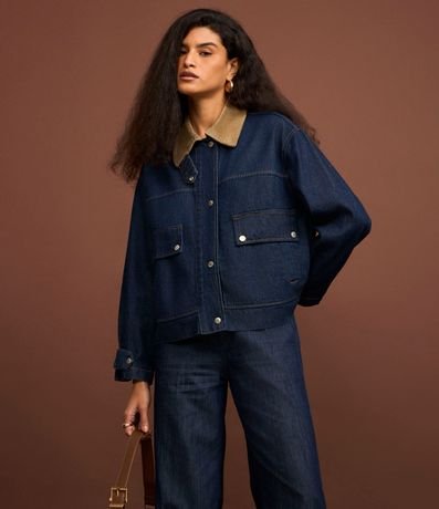 Pantalón Wide Leg en Jeans Semi Sastrería 4
