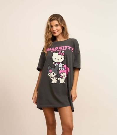 Camisón en Algodón con Estampa Hello Kitty and Friends
