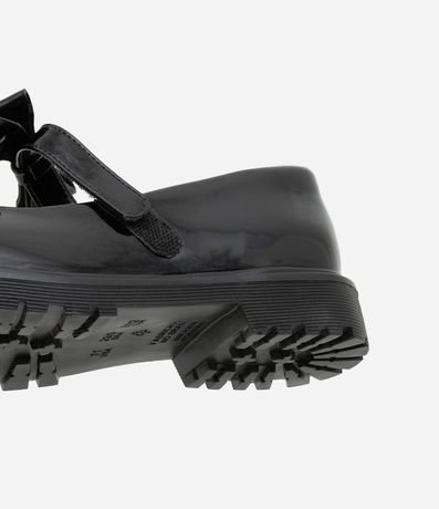Zapato Muñeca Infantil Barnizado con Moña - Talle 25 al 32 4