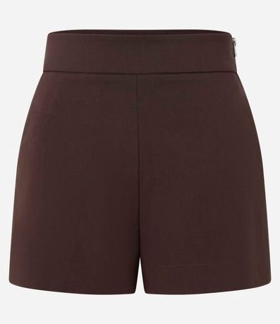 Short en Bengaline con Cremallera Tratorado en la Lateral 7
