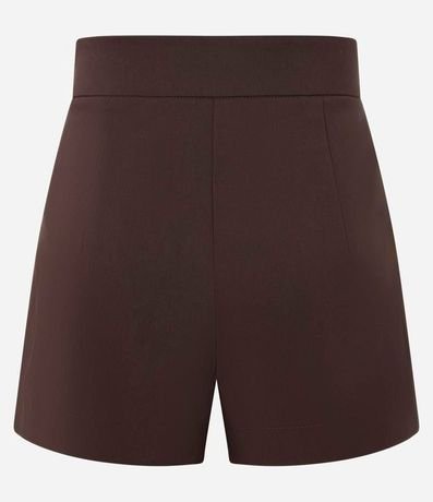 Short en Bengaline con Cremallera Tratorado en la Lateral 8