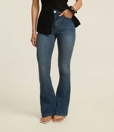 Pantalón Bootcut Jeans con Elastano y Bolsillo Reloj 3