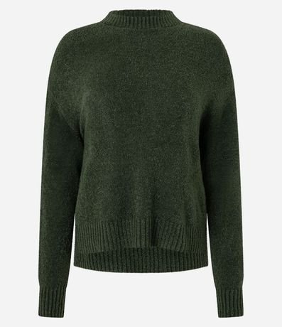 Suéter en Tejido de Punto Texturizado con Sisa Deslocada 4