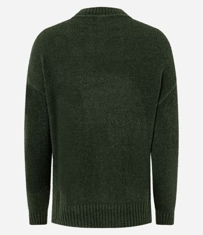 Suéter en Tejido de Punto Texturizado con Sisa Deslocada 6