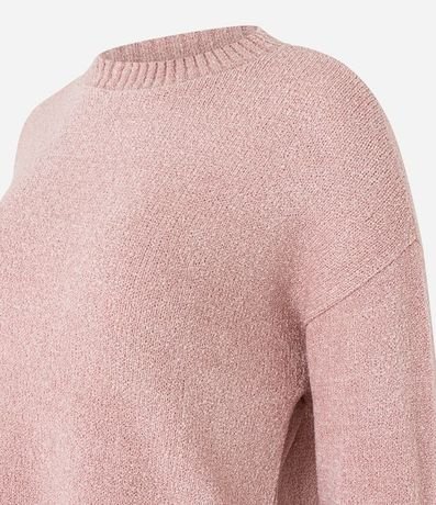 Suéter en Tejido de Punto Texturizado con Sisa Deslocada 5