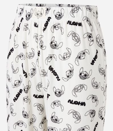 Pantalón de Pijama en Tejido Toque Suave con Estampa Stitch 6