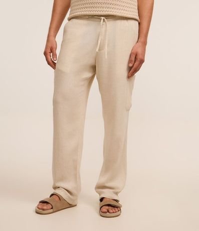 Pantalón en Flamé con Cintura Elástica 2