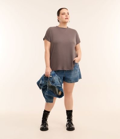 Blusa en Ribana sin Sisa Curve & Plus Size 2