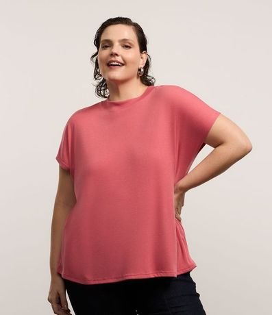 Blusa en Ribana sin Sisa Curve & Plus Size