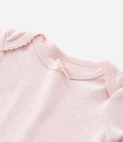 Body Infantil Texturizado con Moña - Talle RN a 18 meses 7