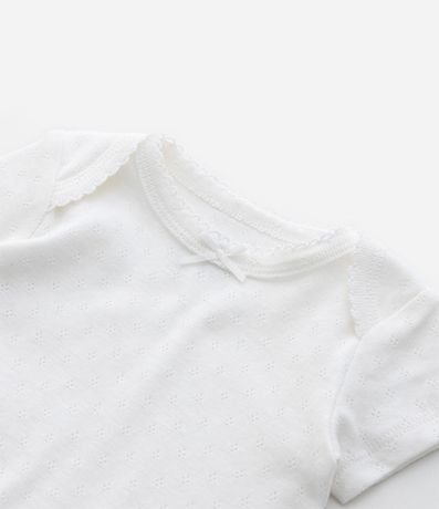 Body Infantil Texturizado con Moña - Talle RN a 18 meses 7