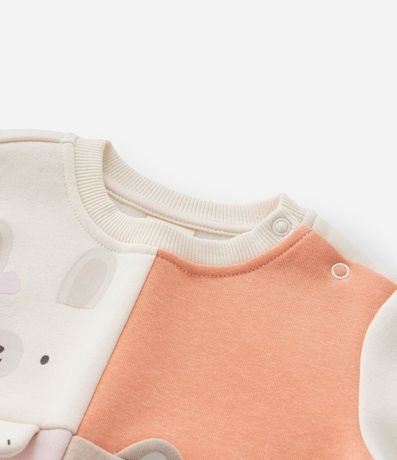 Conjunto Infantil con Recortes y Cara de Animalitos - Talle 0 a 18 meses 13