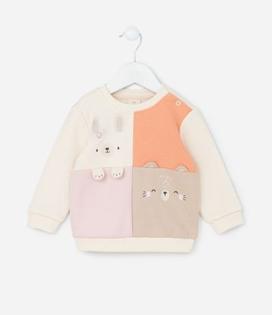 Conjunto Infantil con Recortes y Cara de Animalitos - Talle 0 a 18 meses 4