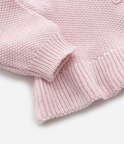 Cardigan Infantil en Punto con Volados - Talle RN a 18 Meses 4
