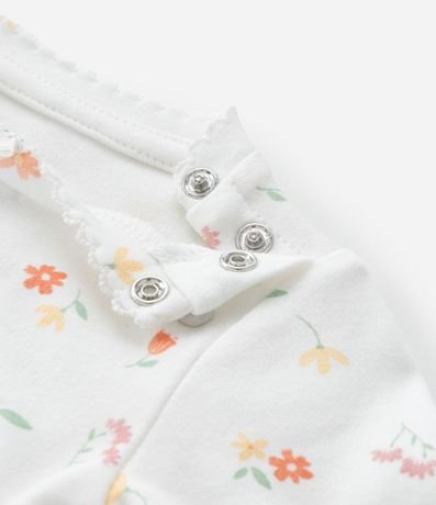 Conjunto Infantil en Suedine con Bordado Flor - Talle RN a 18 meses 11