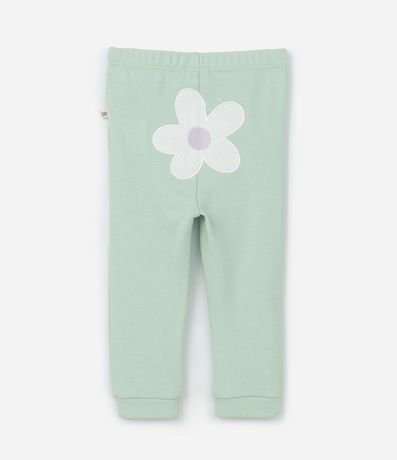 Conjunto Infantil en Suedine con Bordado Flor - Talle RN a 18 meses 8