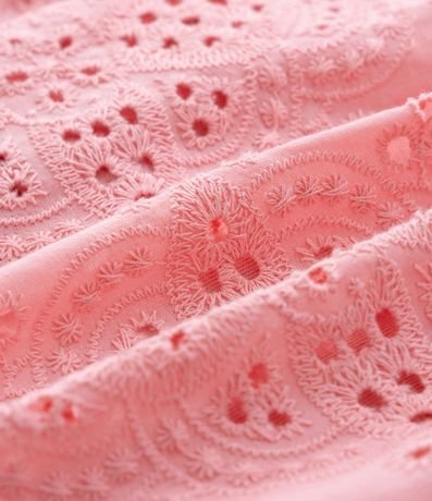 Vestido Body Infantil con Volado Broderie - Talle 0 a 18 meses 5