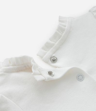 Conjunto Infantil con Volado y Textura en Broderie - Talle 0 a 18 meses 10