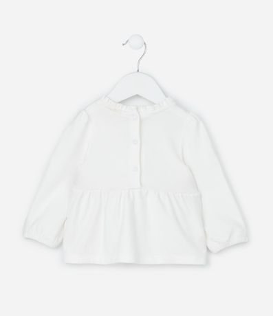 Conjunto Infantil con Volado y Textura en Broderie - Talle 0 a 18 meses 5