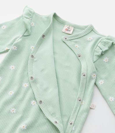 Mono Infantil Canelado con Volados - Talle RN a 18 meses 9