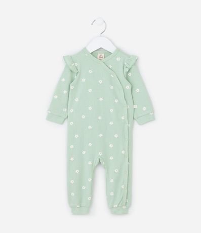 Mono Infantil Canelado con Volados - Talle RN a 18 meses 2