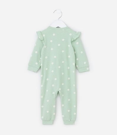 Mono Infantil Canelado con Volados - Talle RN a 18 meses 4