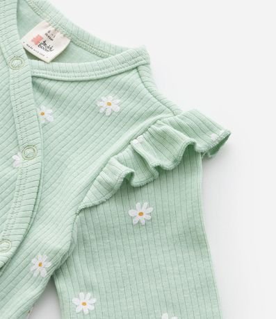 Mono Infantil Canelado con Volados - Talle RN a 18 meses 6