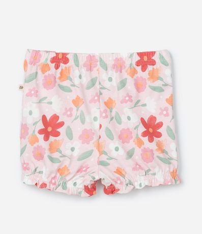 Conjunto Infantil con Estampa de Rayas y Flores - Talle 0 a 18 Meses 4