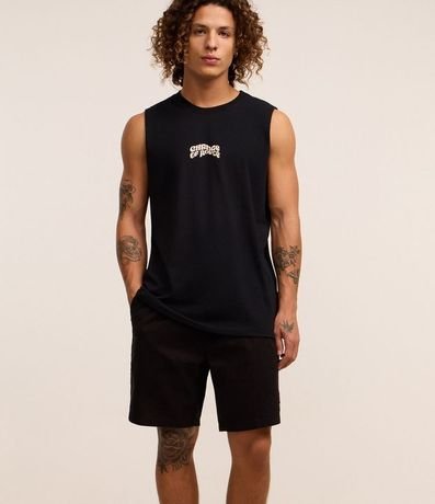 Bermuda en Sarga Lavada con Lazo en la Cintura 4