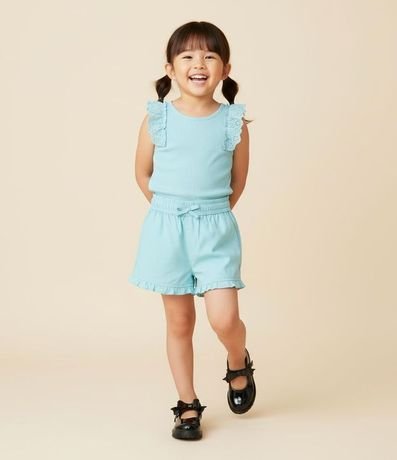 Short Infantil con Volados - Talle 1 a 5 años