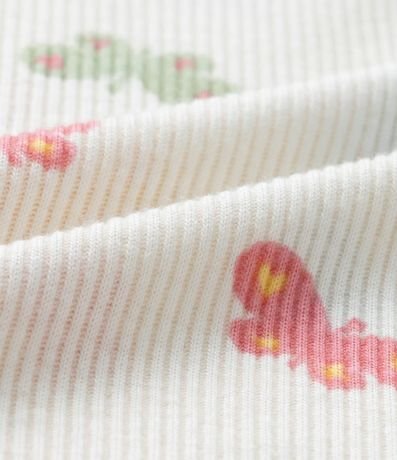 Blusa Infantil con Volado y Estampa Mariposas - Talle 1 a 6 años 4