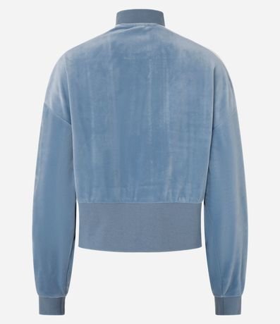 Suéter en Algodón Felpudo con cremallera en el cuello 6