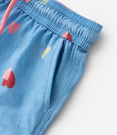 Short Infantil con Volados y Estampa Corazones - Talle 1 a 6 años 4