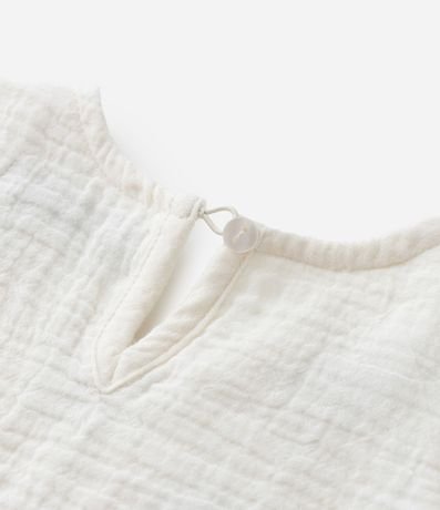 Vestido Infantil con Busto de Efecto Ganchillo - Talle 1 a 6 años 4