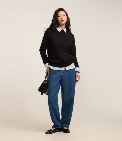 Blusa de Punto con Cuello Alto 5