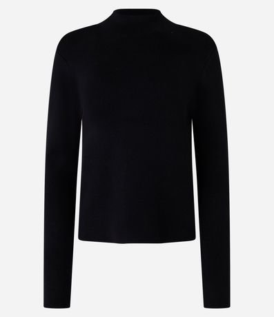 Blusa de Punto con Cuello Alto 6