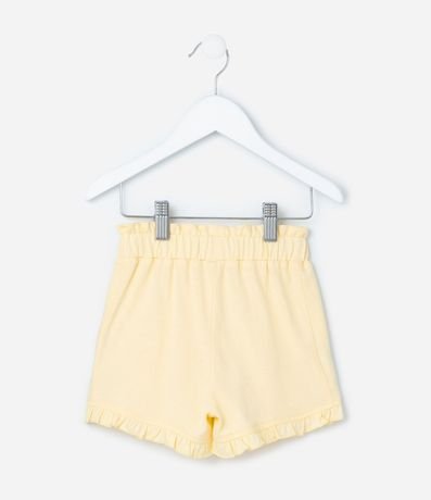 Short Infantil con Volado en la Parte Baja - Talle 1 a 6 años 2