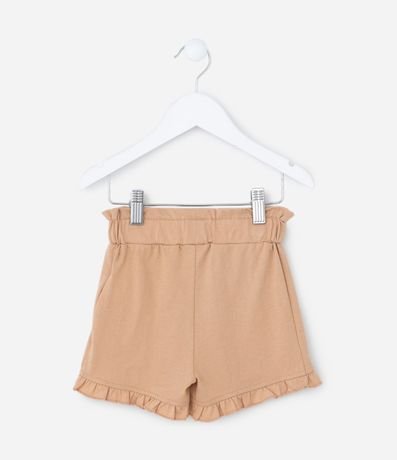 Short Infantil con Volado en la Parte Baja - Talle 1 a 6 años 2