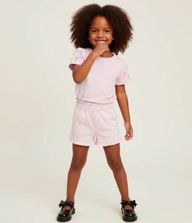 Short Infantil con Volado en la Parte Baja - Talle 1 a 6 años 1