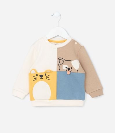 Conjunto Infantil con Recortes y Cara de Animalitos - Talle 0 a 18 meses 3
